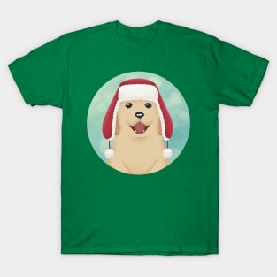 Winter Golden Retriever T-Shirt